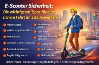 E-Scooter Sicherheit: Die wichtigsten Tipps für eine sichere Fahrt